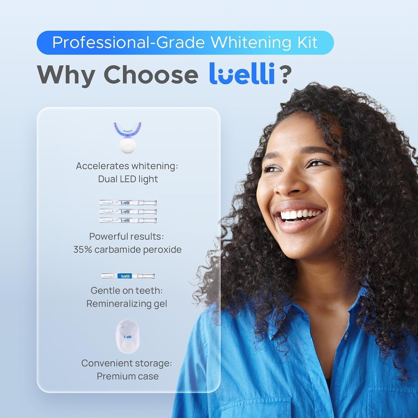 Advanced Wireless LED Teeth Whitening Kit